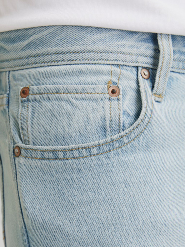 Jack & Jones Svetlomodre moške sproščene kavbojke Jack & Jones Chris