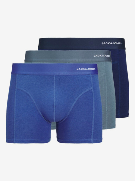 Jack & Jones Komplet treh moških boksaric Jack & Jones v modri barvi