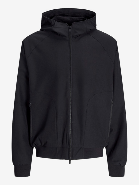 Jack & Jones Črna moška jakna Jack & Jones Perfect