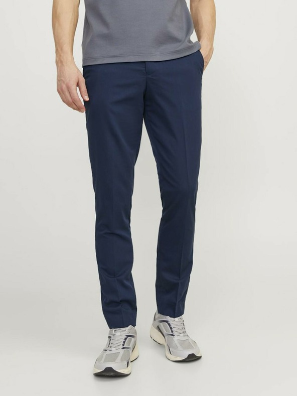 Jack & Jones Temno modre moške hlače Jack & Jones Franco