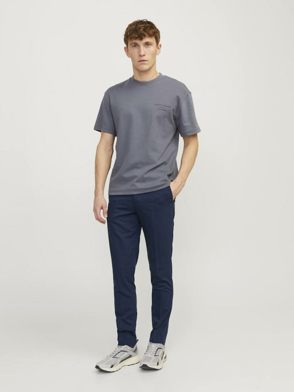 Jack & Jones Temno modre moške hlače Jack & Jones Franco