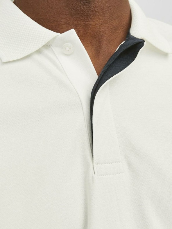 Jack & Jones Jack & Jones Crodney Bela moška polo majica