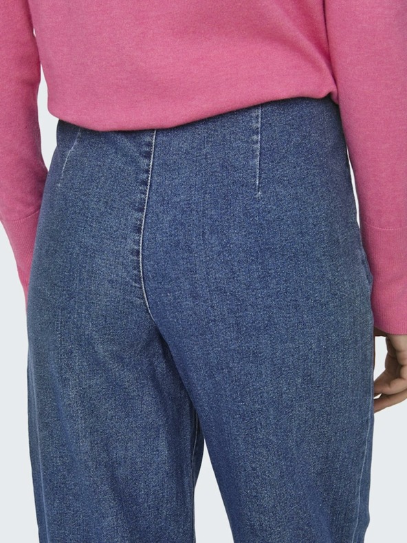 Jacqueline de Yong JDY Geggo Modre ženske kavbojke s širokimi nogami