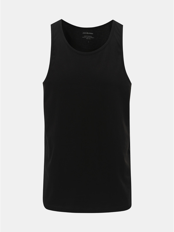 Jack & Jones Komplet dveh črnih osnovnih srajc Jack & Jones