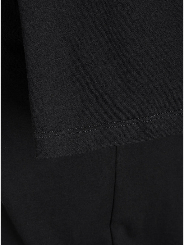 Jack & Jones Komplet dveh črnih osnovnih majic Jack & Jones z v-izrezom