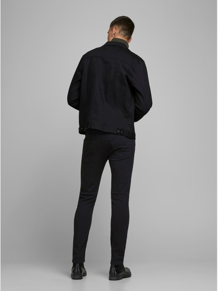 Jack & Jones Črne tanke kavbojke Jack & Jones Glenn