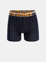 Jack & Jones Komplet treh boksaric v črni in mornarsko modri barvi s potiskom Jack & Jones