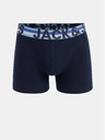Jack & Jones Komplet treh boksaric v črni in mornarsko modri barvi s potiskom Jack & Jones
