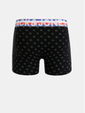 Jack & Jones Komplet treh boksaric v črni in mornarsko modri barvi s potiskom Jack & Jones