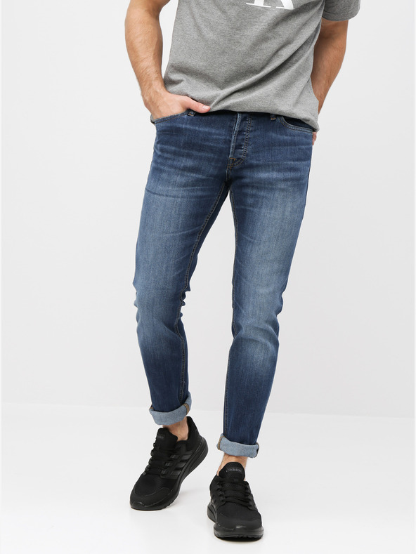 Jack & Jones Modre tanke kavbojke Jack & Jones Glenn