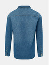 Jack & Jones Modra moška srajca iz džinsa tankega kroja Jack & Jones Heridan
