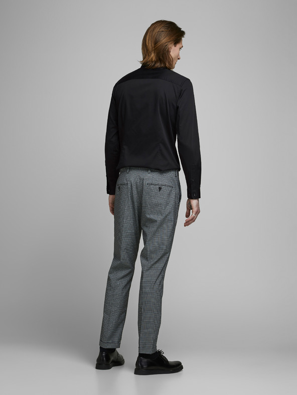 Jack & Jones Črna srajca tankega kroja Jack & Jones Parma