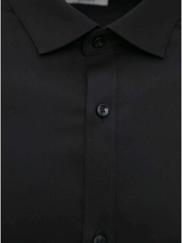 Jack & Jones Črna srajca tankega kroja Jack & Jones Parma