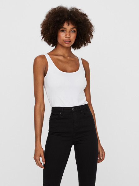 Vero Moda Bela osnovna majica VERO MODA Maxi