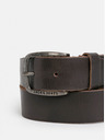 Jack & Jones Temno rjav usnjen pas Jack & Jones Paul