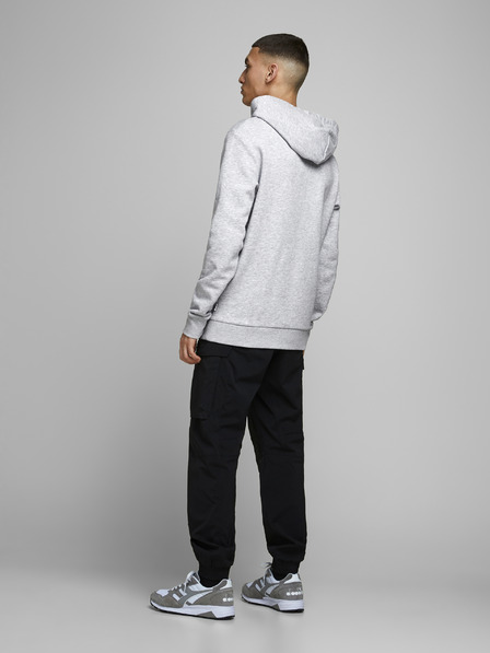 Jack & Jones Svetlo siva vzorčasta kapuca Jack & Jones Corp