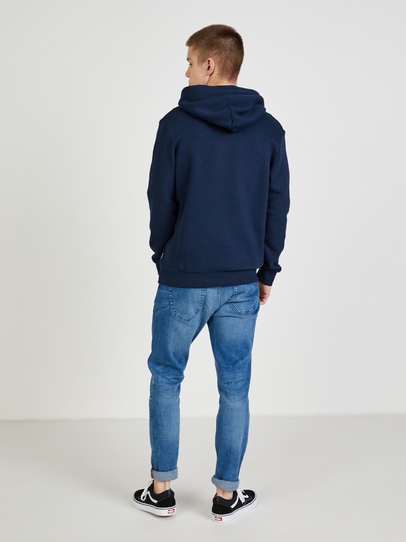 Jack & Jones Temno modra jopa s kapuco Jack & Jones