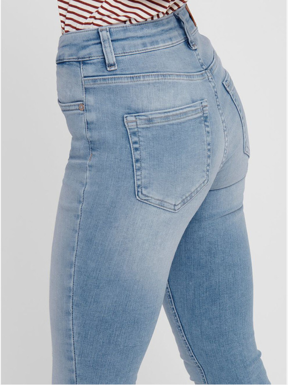 ONLY Modre oprijete kavbojke ONLY Blush