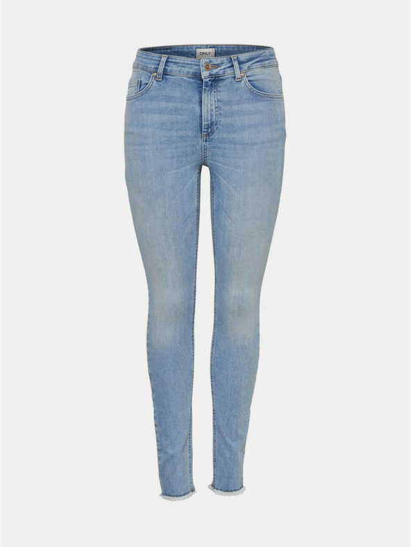 ONLY Modre oprijete kavbojke ONLY Blush