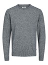 Jack & Jones Jack & Jones osnovni temno modri črtasti pulover