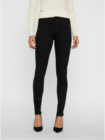 Vero Moda Črne tanke kavbojke VERO MODA Tanya