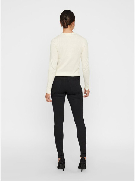 Vero Moda Črne tanke kavbojke VERO MODA Tanya