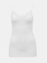 Vero Moda Bela majica s čipko VERO MODA Inge
