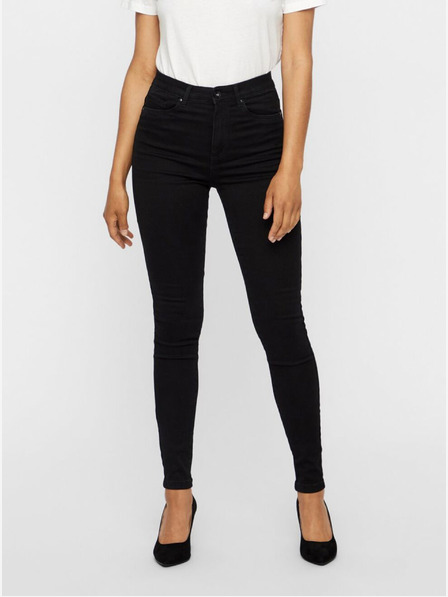 Vero Moda Črne oprijete kavbojke VERO MODA Sophia