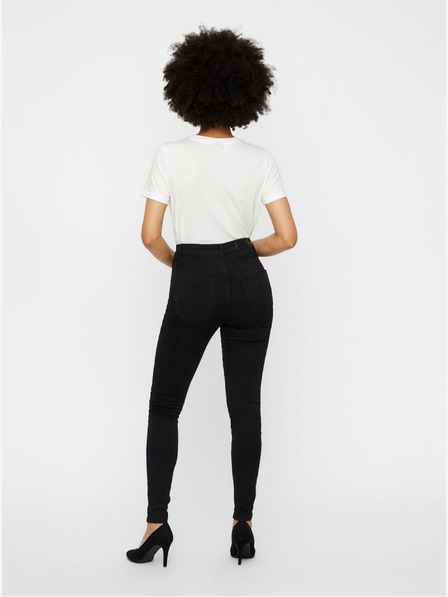 Vero Moda Črne oprijete kavbojke VERO MODA Sophia