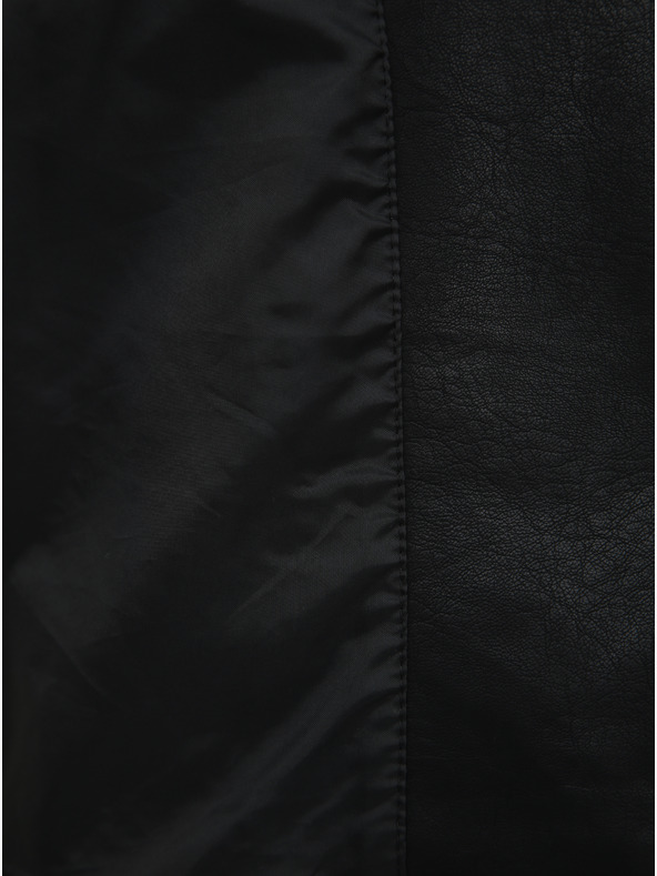 Vero Moda VERO MODA Kerriultra črna usnjena jakna z oblinami