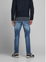Jack & Jones Modre moške kavbojke ravnega kroja Jack & Jones Mike