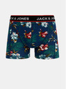 Jack & Jones Komplet treh boksaric Jack & Jones Flower v modri in črni barvi