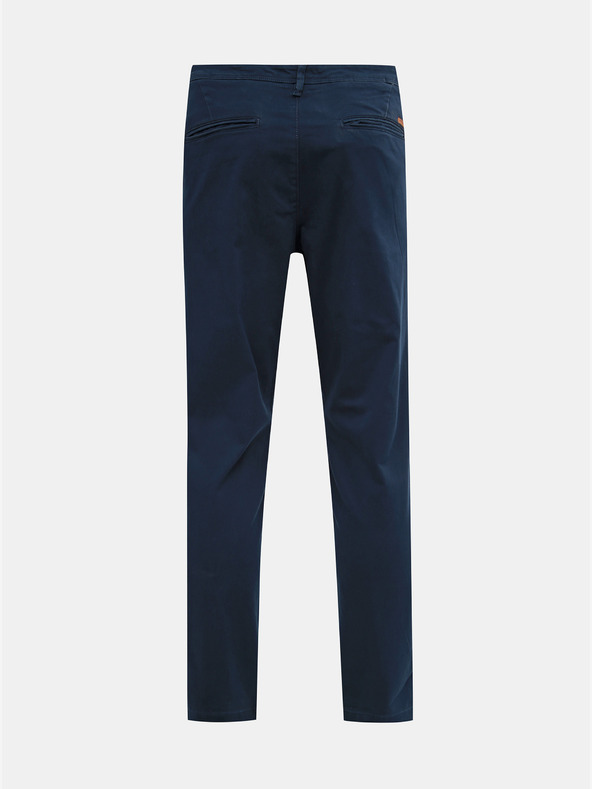 Jack & Jones Temno modre chino hlače Jack & Jones Marco