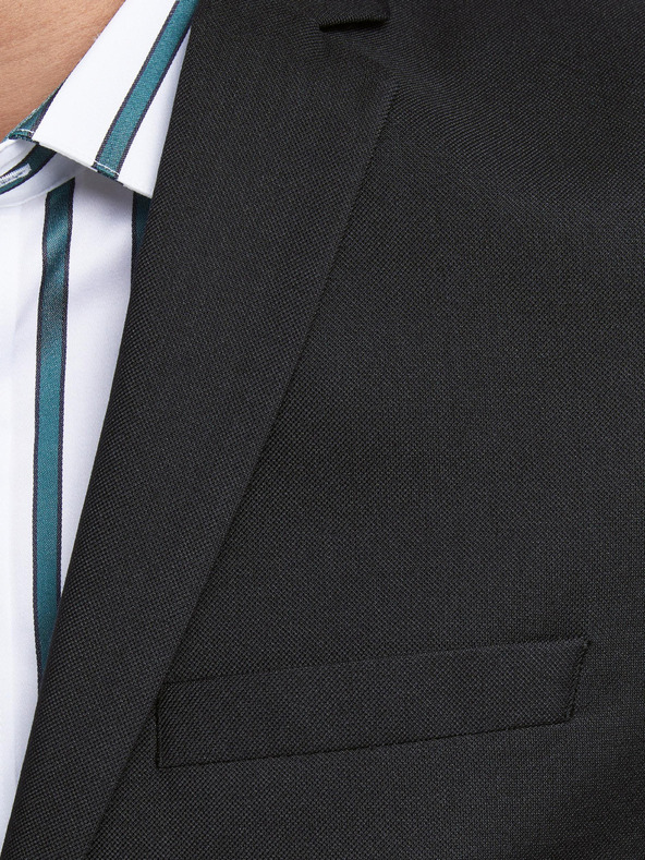 Jack & Jones Črna moška jakna Jack & Jones Solaris iz volnene mešanice