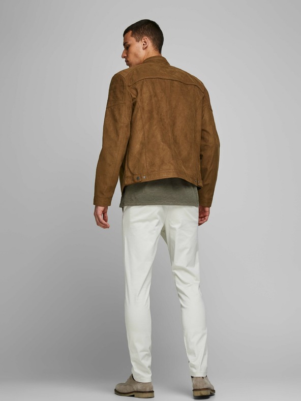 Jack & Jones Rjava jakna Jack & Jones Rocky iz semiša
