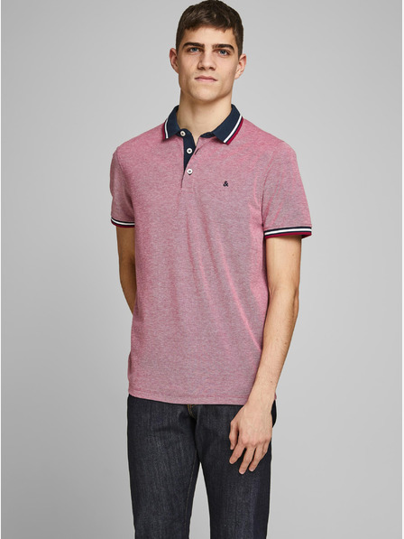 Jack & Jones Rdeča polo majica Jack & Jones Paulos
