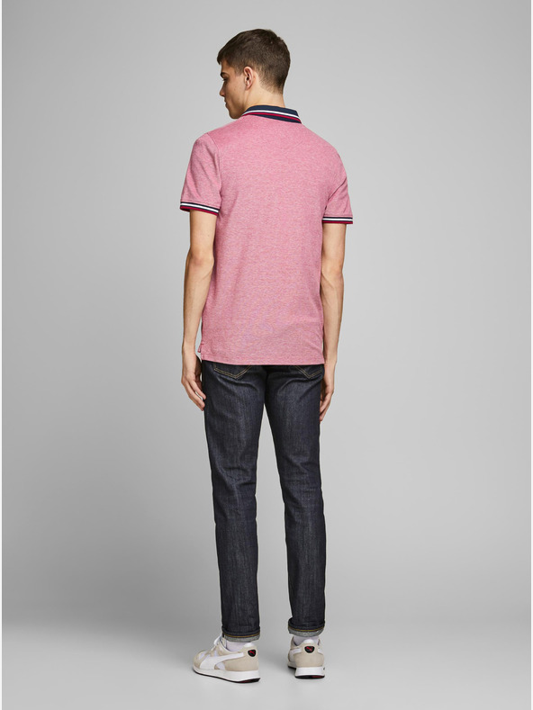 Jack & Jones Rdeča polo majica Jack & Jones Paulos