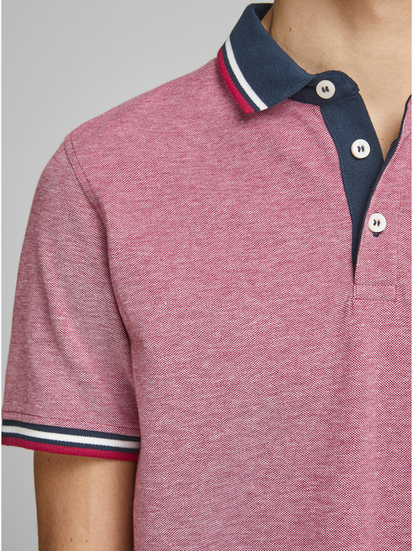 Jack & Jones Rdeča polo majica Jack & Jones Paulos