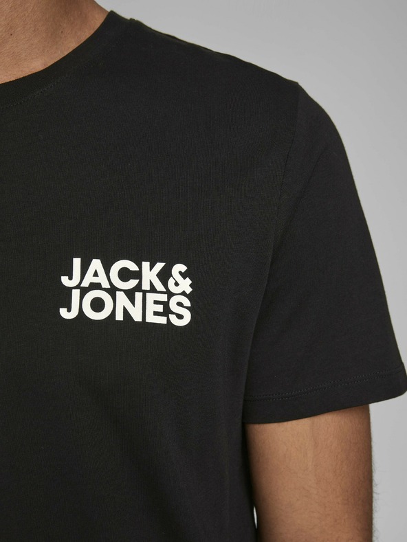 Jack & Jones Črna majica Jack & Jones Corp