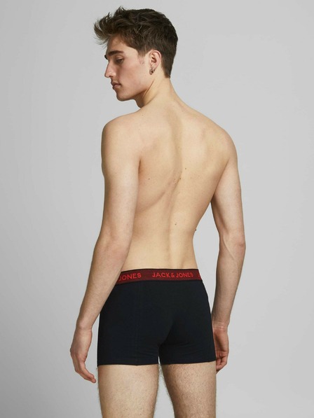 Jack & Jones Komplet treh črnih boksaric Jack & Jones