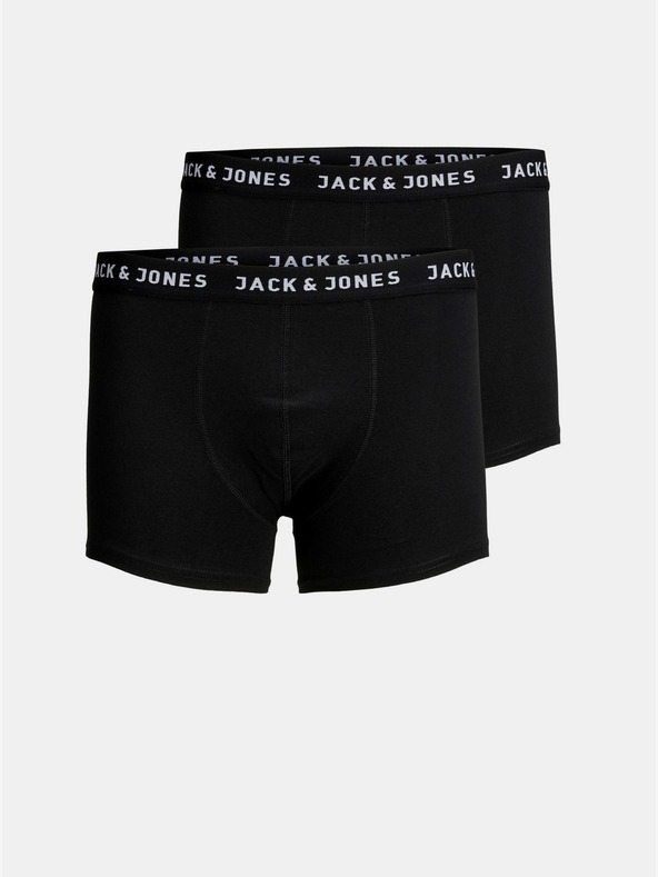 Jack & Jones Komplet dveh črnih boksaric Jack & Jones Jon