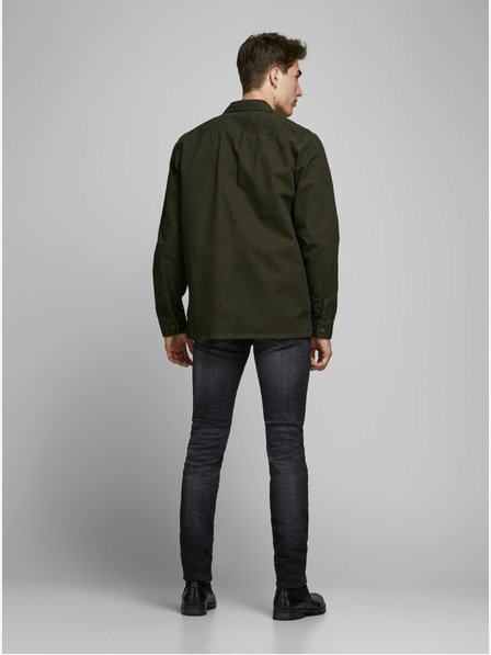 Jack & Jones Črne tanke kavbojke Jack & Jones Glenn