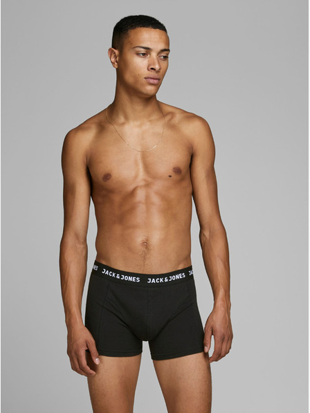 Jack & Jones Komplet treh črnih boksaric Jack & Jones Anthony