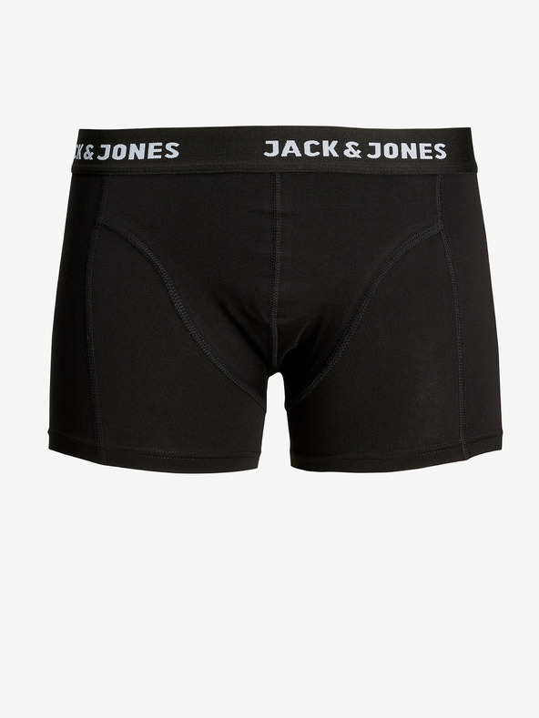Jack & Jones Komplet treh črnih boksaric Jack & Jones Anthony