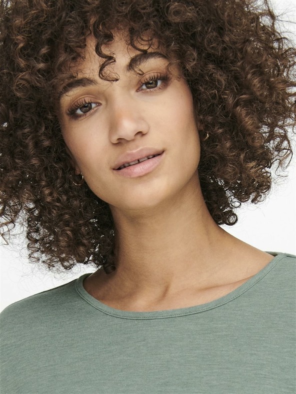 ONLY Zeleni lahki pulover ONLY Glamour