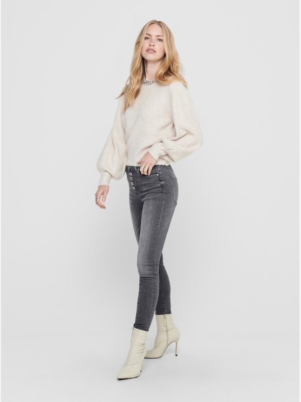 ONLY Kremni pulover Elsa ONLY