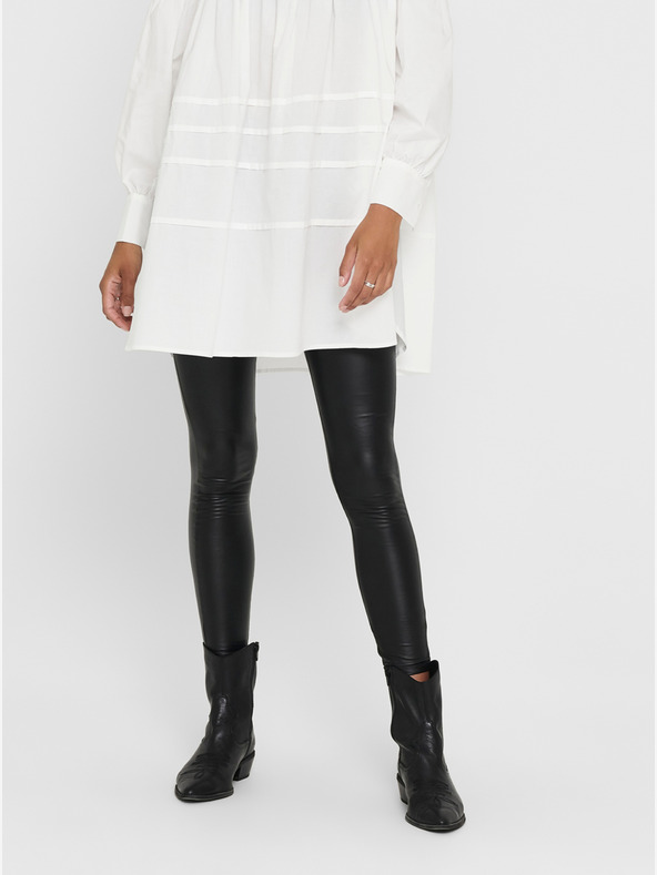 Jacqueline de Yong Črne usnjene gamaše JDY