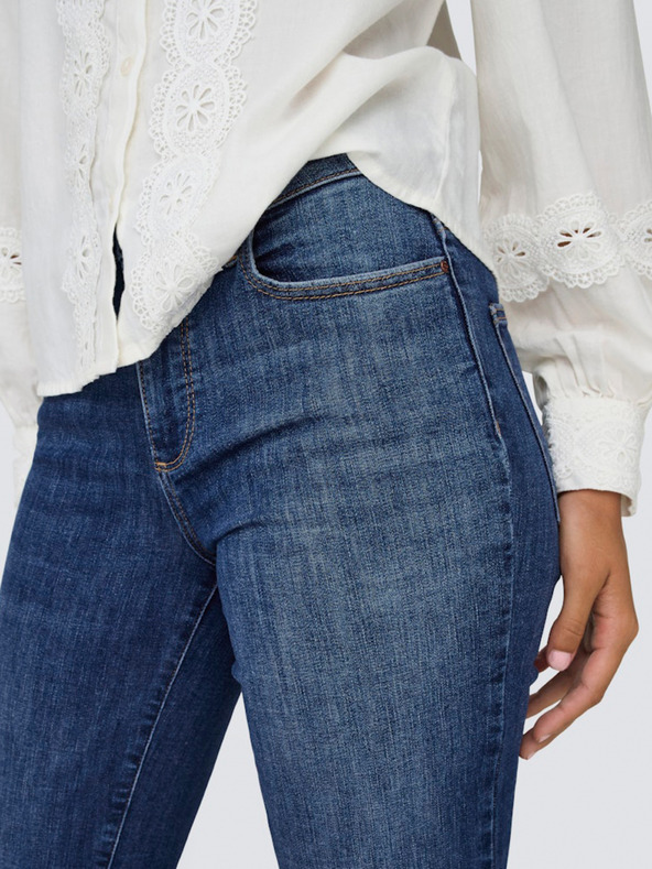 ONLY Temno modre ženske kavbojke ONLY Ann