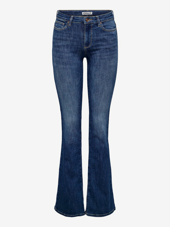 ONLY Temno modre ženske kavbojke ONLY Ann