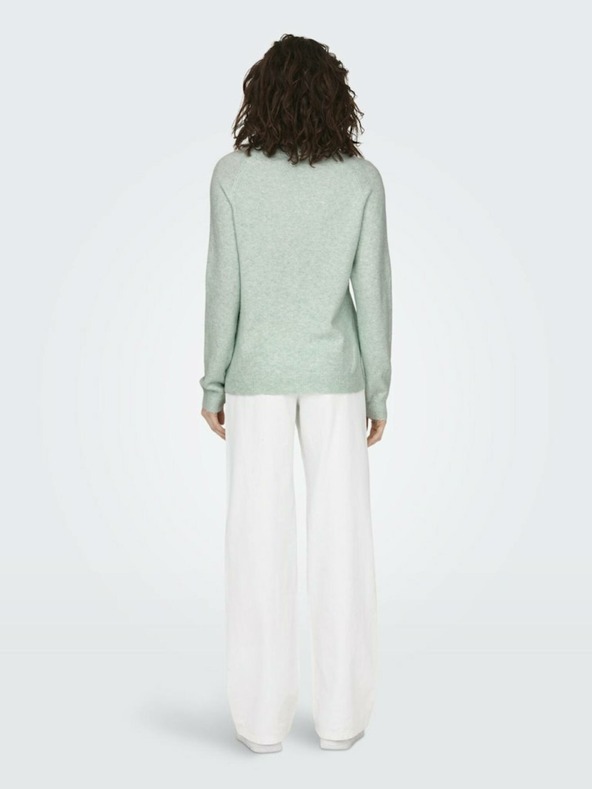 ONLY Svetlo zelena Ženski pulover ONLY Rica